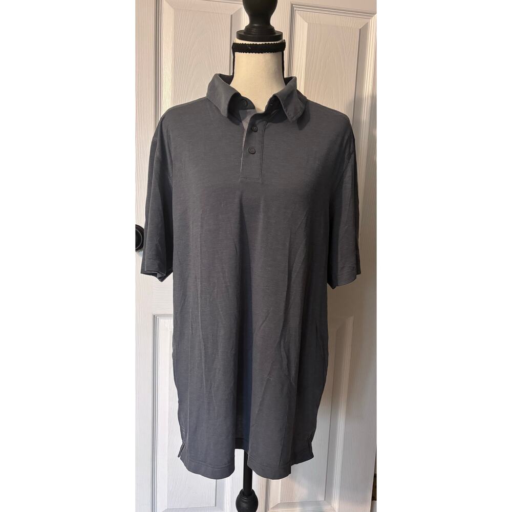 Marmot Polo Men's Medium Blue Short Sleeve Lightweight Outdoors Activewear